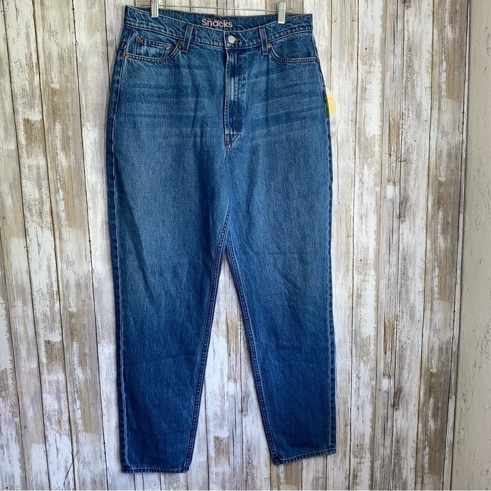 MOTHER Twizzy Skimp Snacks High Rise Straight Leg Jeans Delicious Memories 27 - Picture 3 of 11